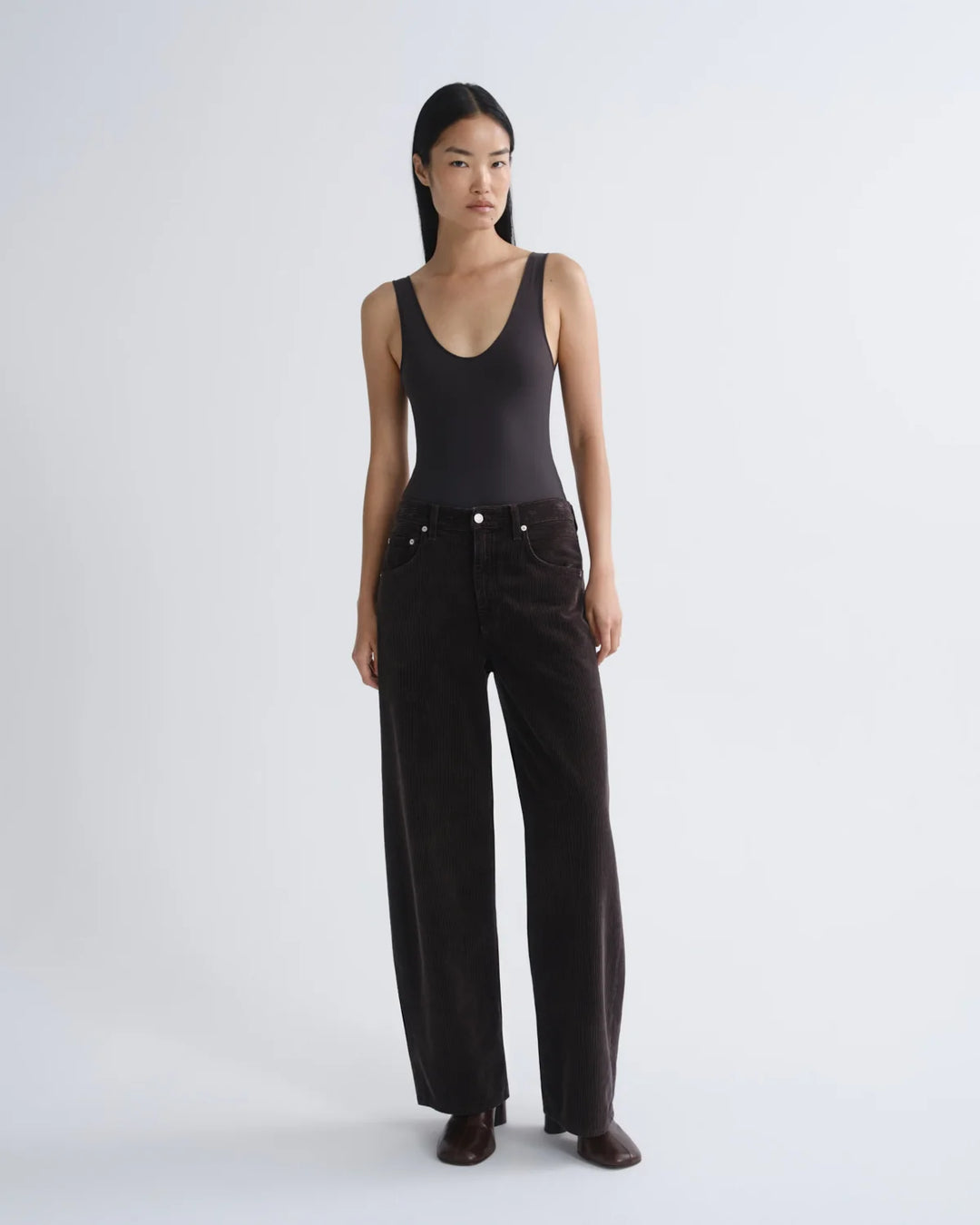 Low Curve Jean (Corduroy) in Forge