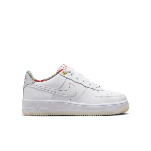 Kid's Air Force 1 Low White/Multicolor