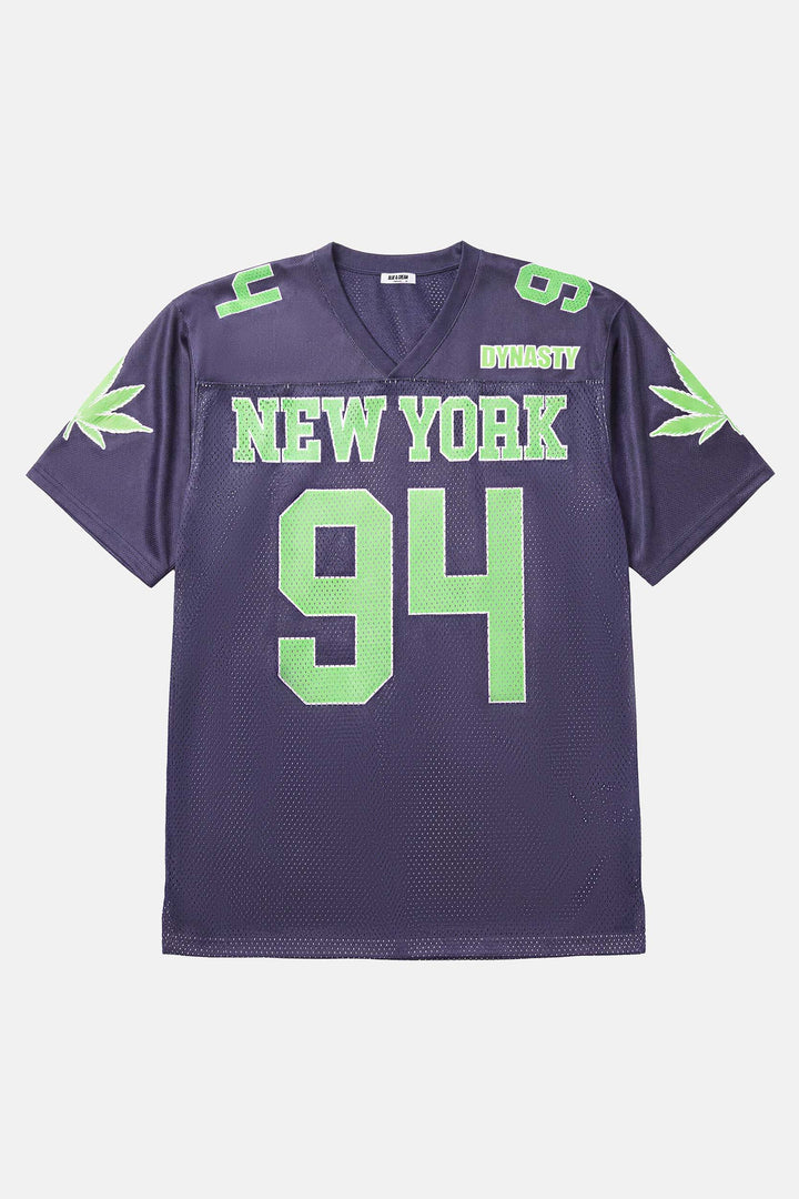 420 Football Jersey Black