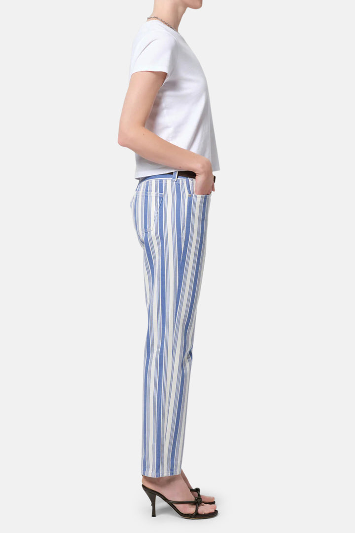 Anissa Straight Leg in Mar Stripe