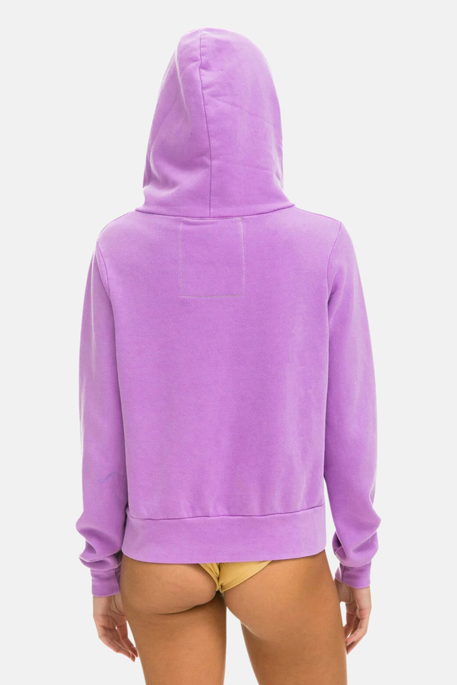 5 Stripe Zip Hoodie Neon Purple/Pink