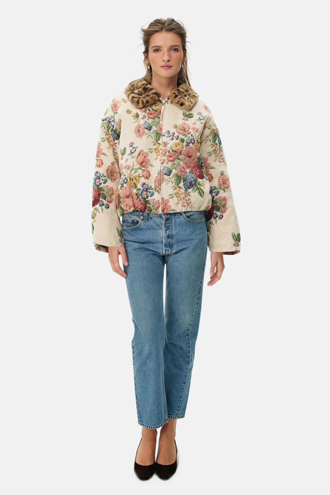 Betsy Floral Jacket Cream