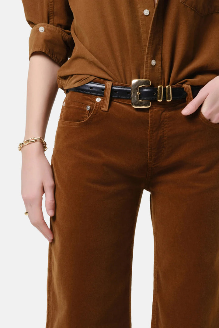 Nora Corduroy Trouser Leg In Manuka