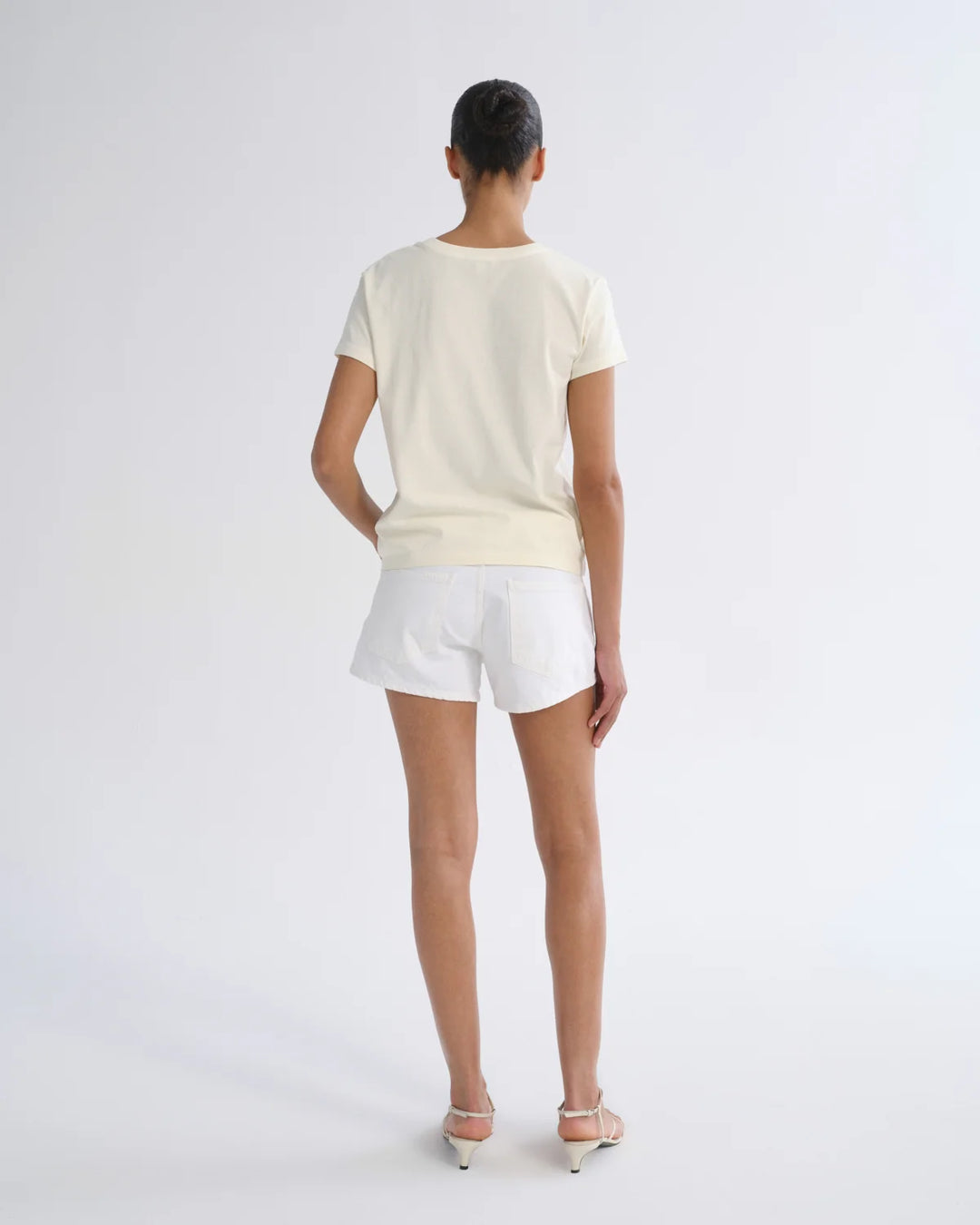 Low Rise Parker Short in Marshmallow