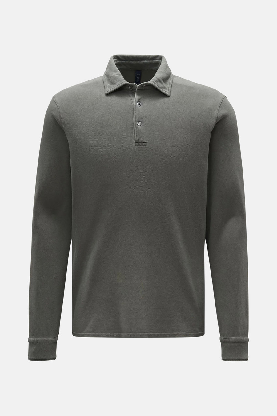 Pique Long Sleeve Polo Olive