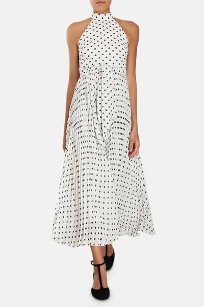 slim fit dress slacks Sunray Picnic Dress Cream/Black Dot – blueandcream