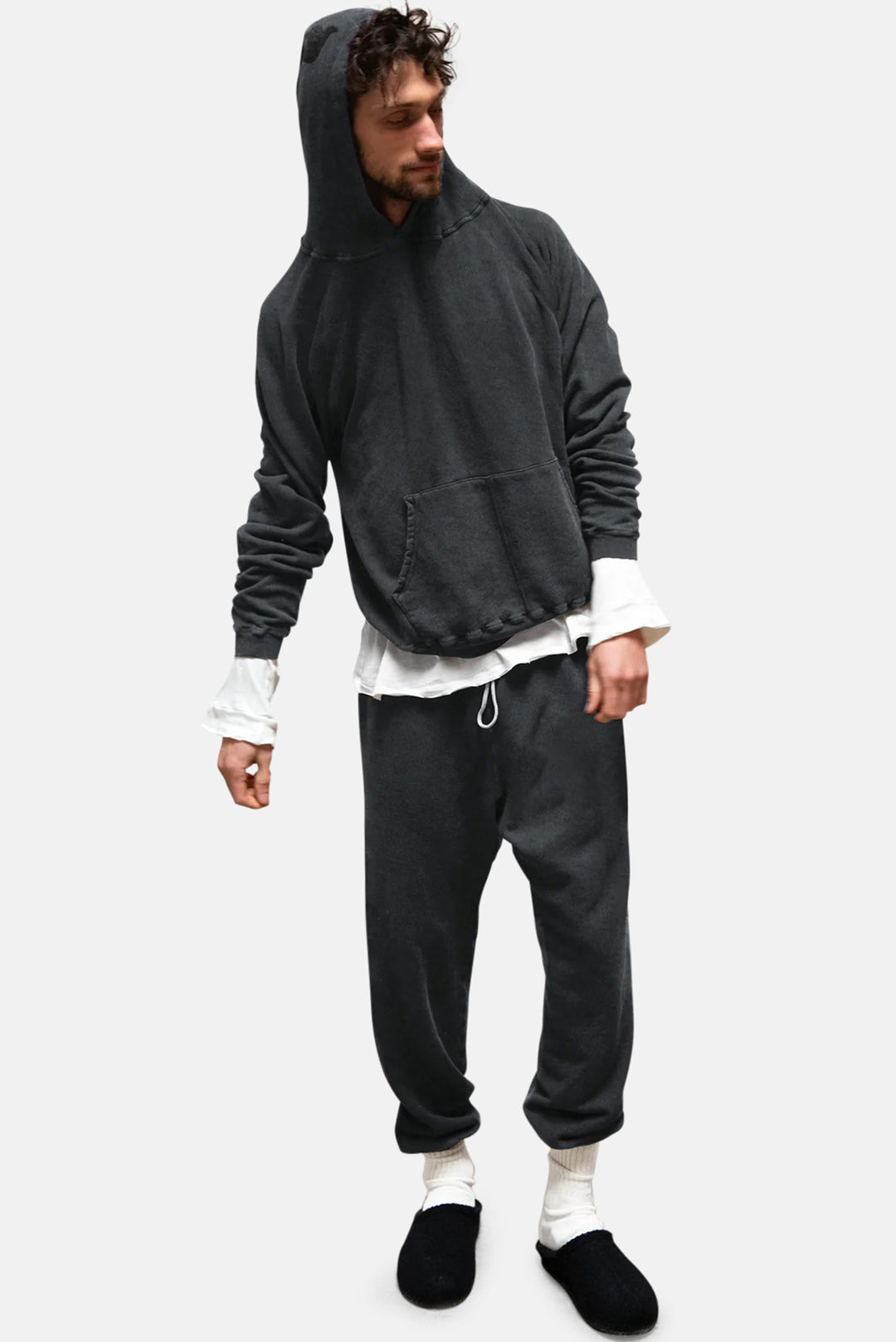 BASICGOODNESS Light Terry/Fluff Hoodie - Spacerocks