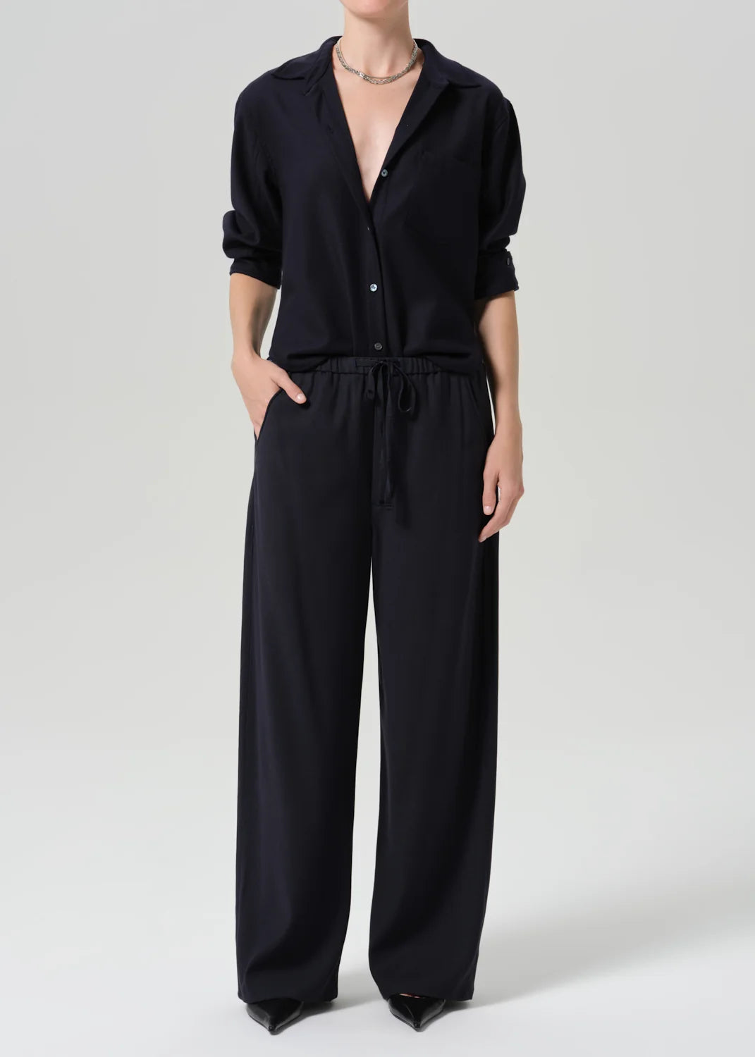 Aurora Pull On in Navy