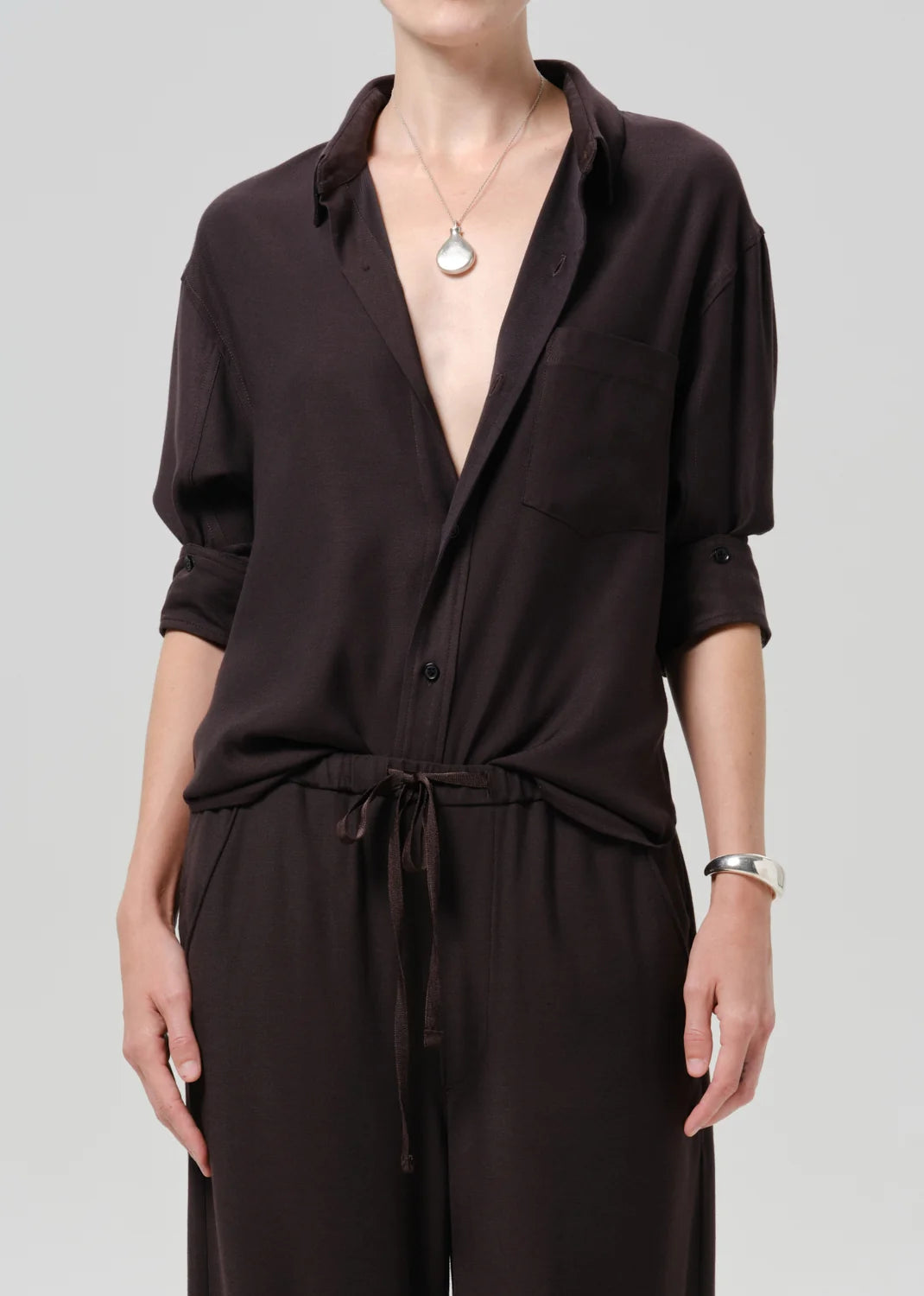 Kayla Shirt in Brown