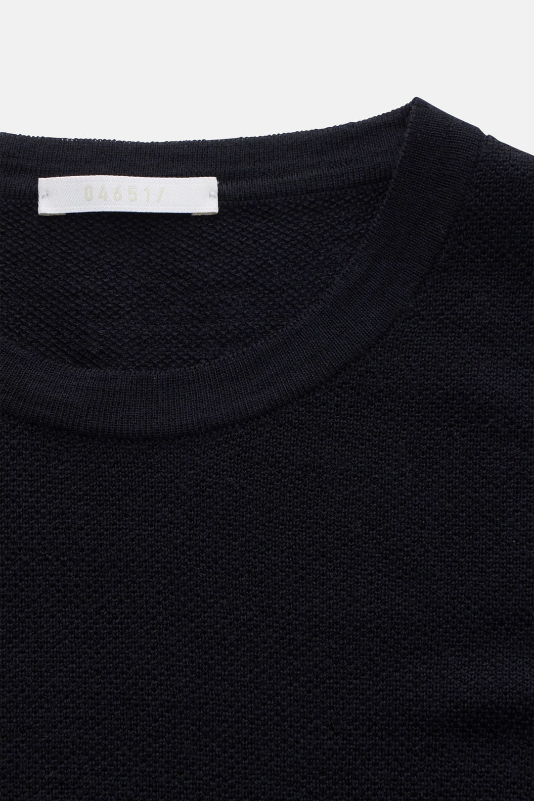 Merino Oyster Crewneck Navy