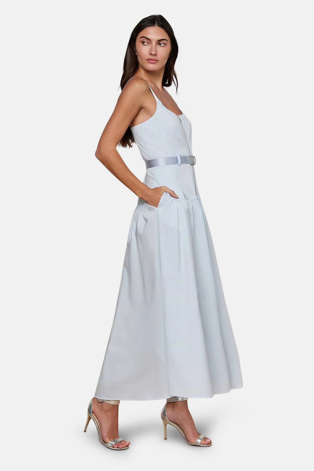 Rima Maxi Dress Pale Mist Blue