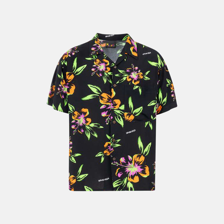 Floral Shirt Black