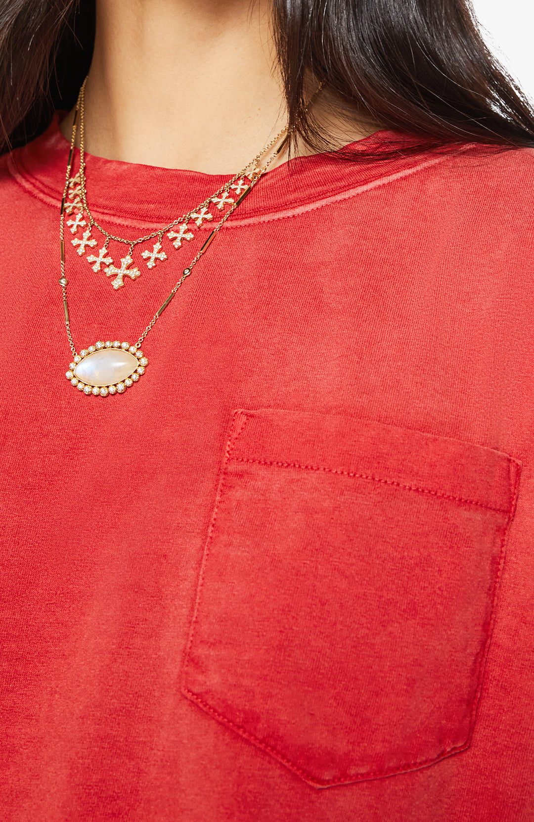 The Cuffed Pocket Sinful Tomato Red