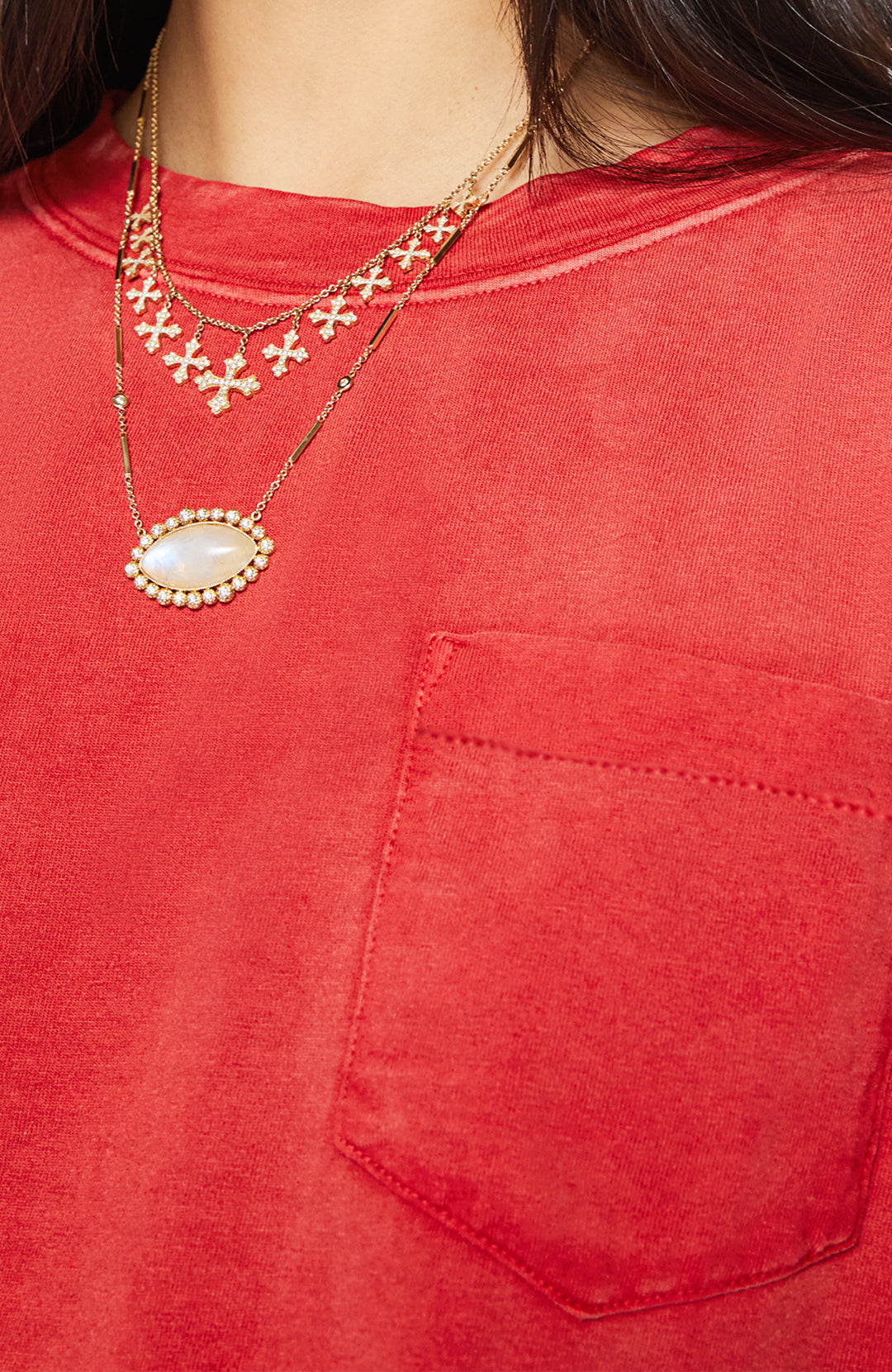 The Cuffed Pocket Sinful Tomato Red