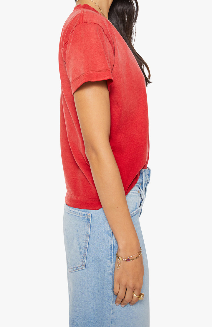 The Cuffed Pocket Sinful Tomato Red