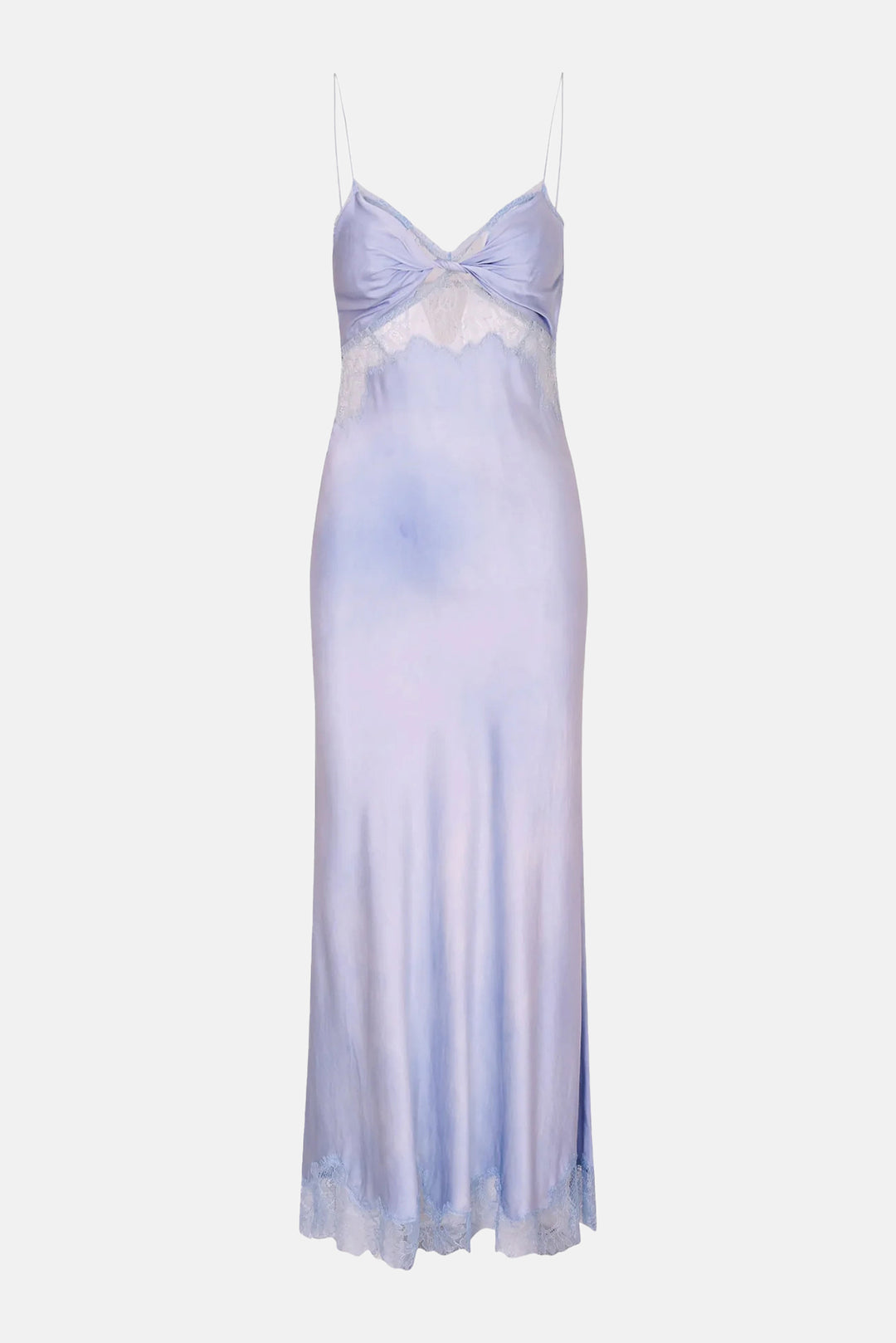 Orianna Silk-Blend Maxi Dress Washed Sky