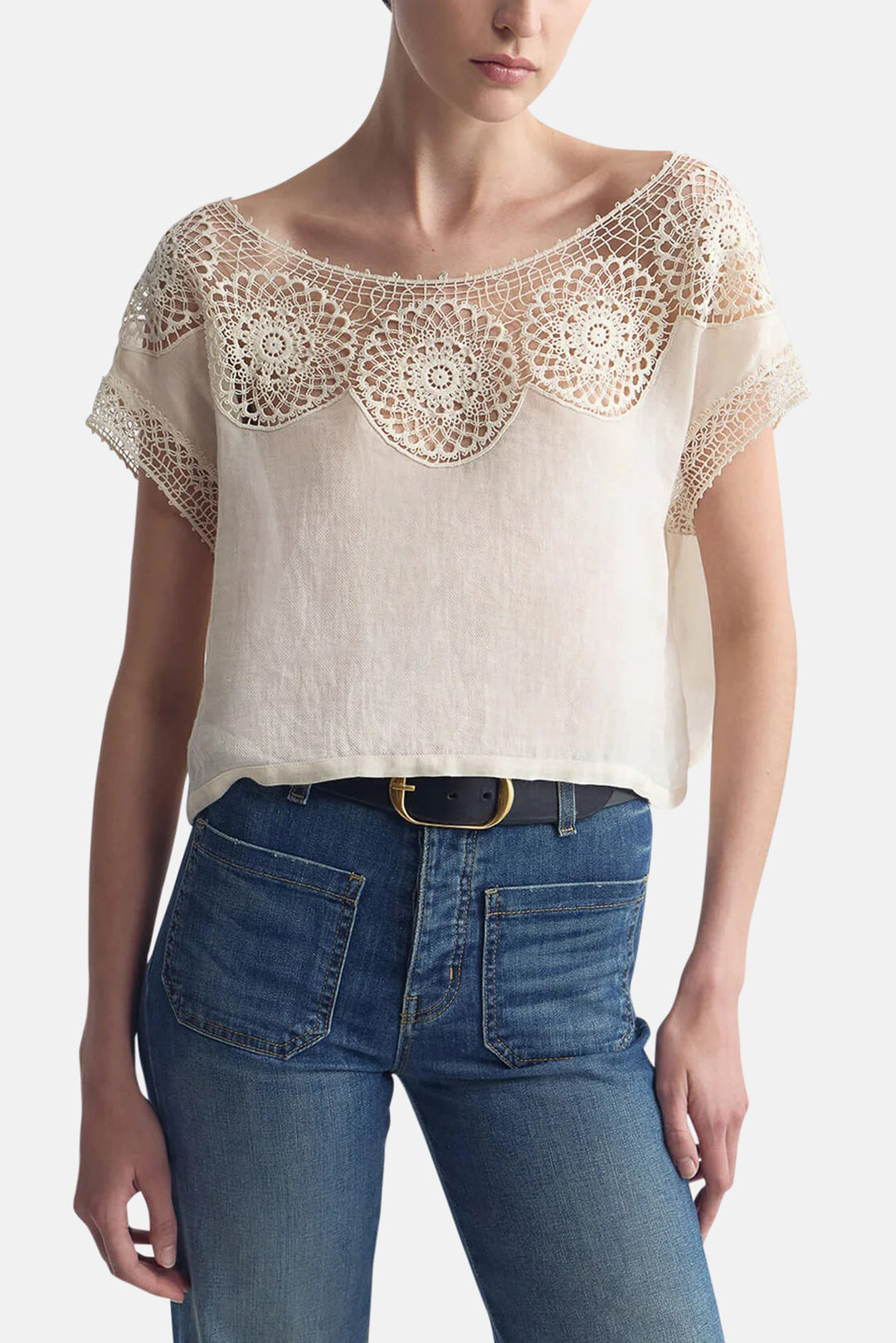 Caila Top Ivory