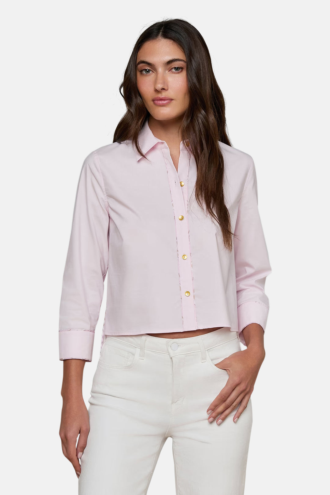 Fawn Shirt Pale Cameo Graphic Chain Scarf