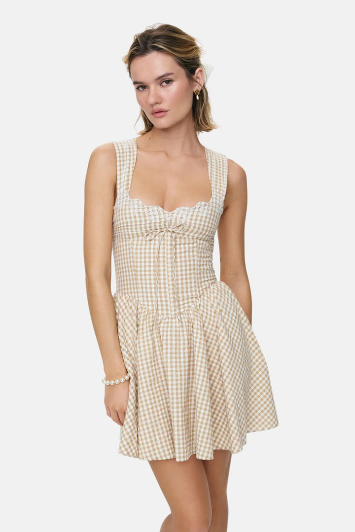 That’s Amor Mini Dress Tan