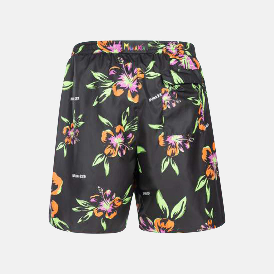 Floral Boardshorts Black