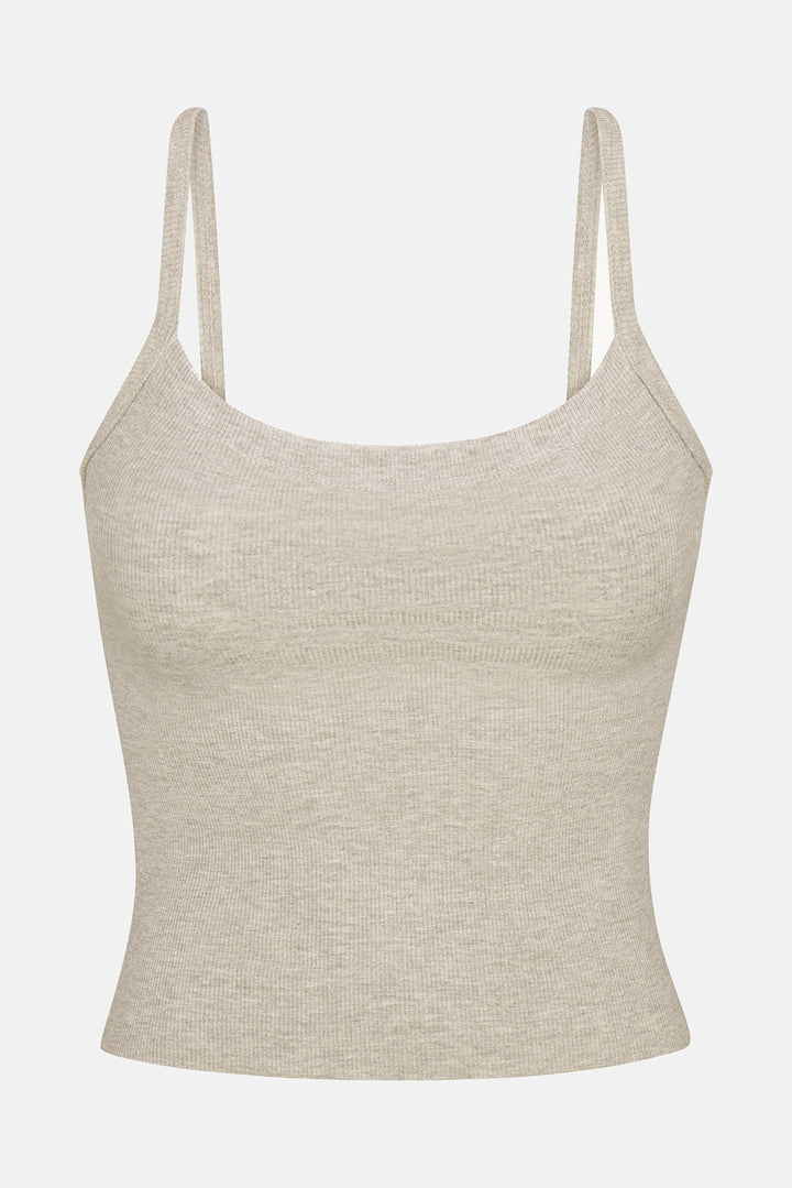 90s Tank Heather Oatmeal