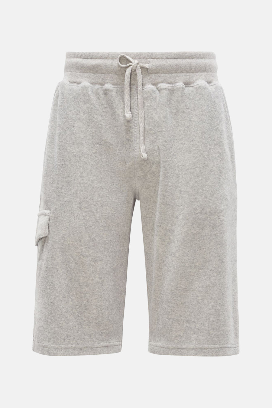Velvet Bermuda Shorts Grey