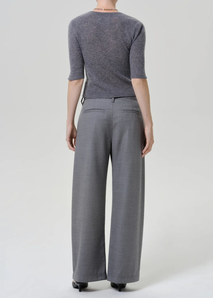Brynn Drawstring Trouser in Felted Gris
