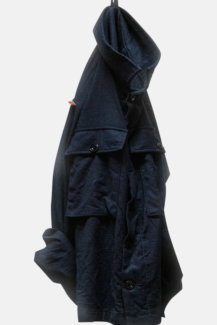 Favolamove Cashmereblend Surplus Biggy Shirt - Sailors Navy