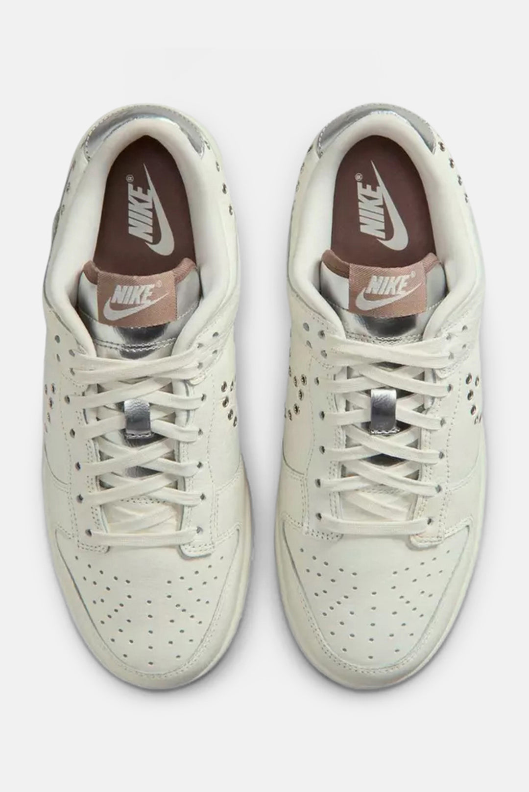 Women's Dunk Low 'Sail / Silver / Mink Brown'