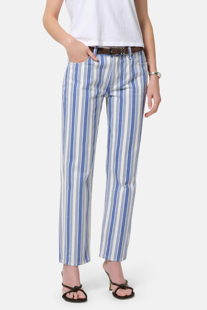 Anissa Straight Leg in Mar Stripe