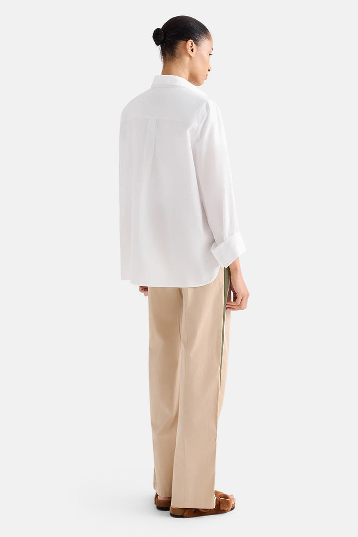 Isabelle Pant in Vintage Washed Poplin Sandstone