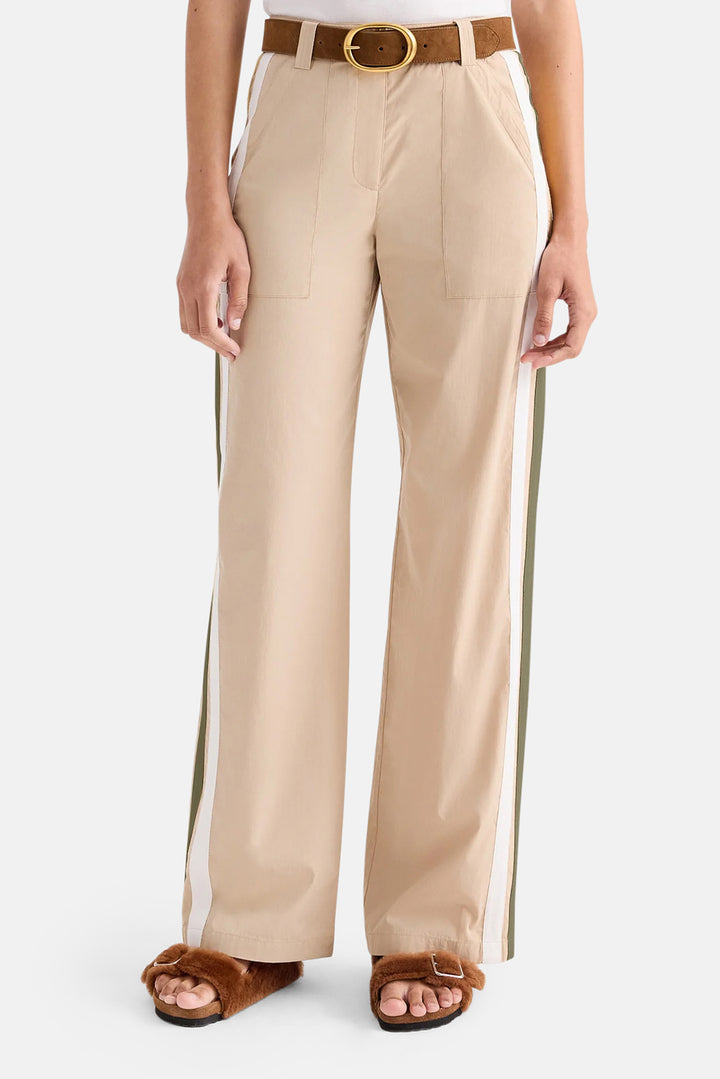 Isabelle Pant in Vintage Washed Poplin Sandstone
