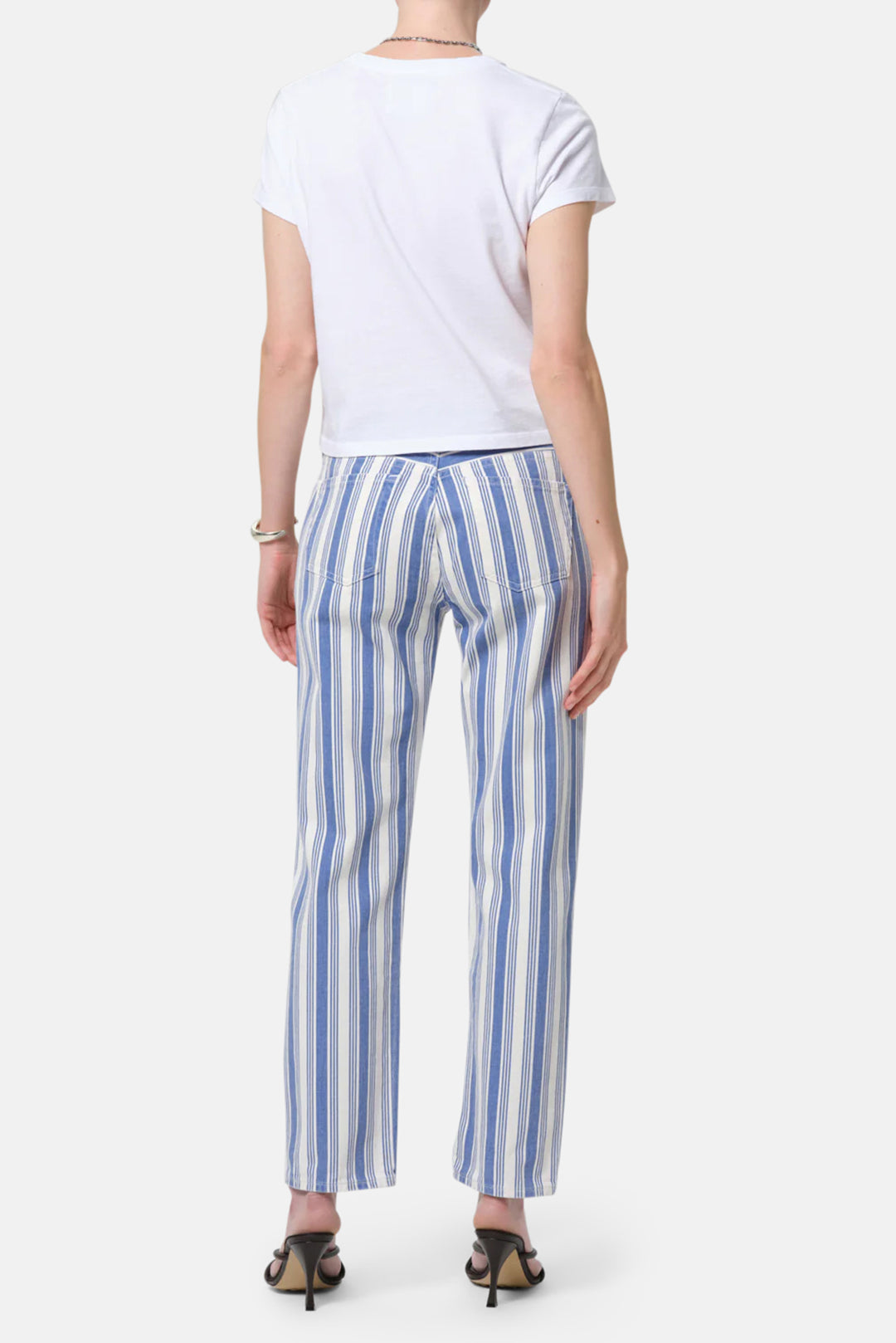 Anissa Straight Leg in Mar Stripe