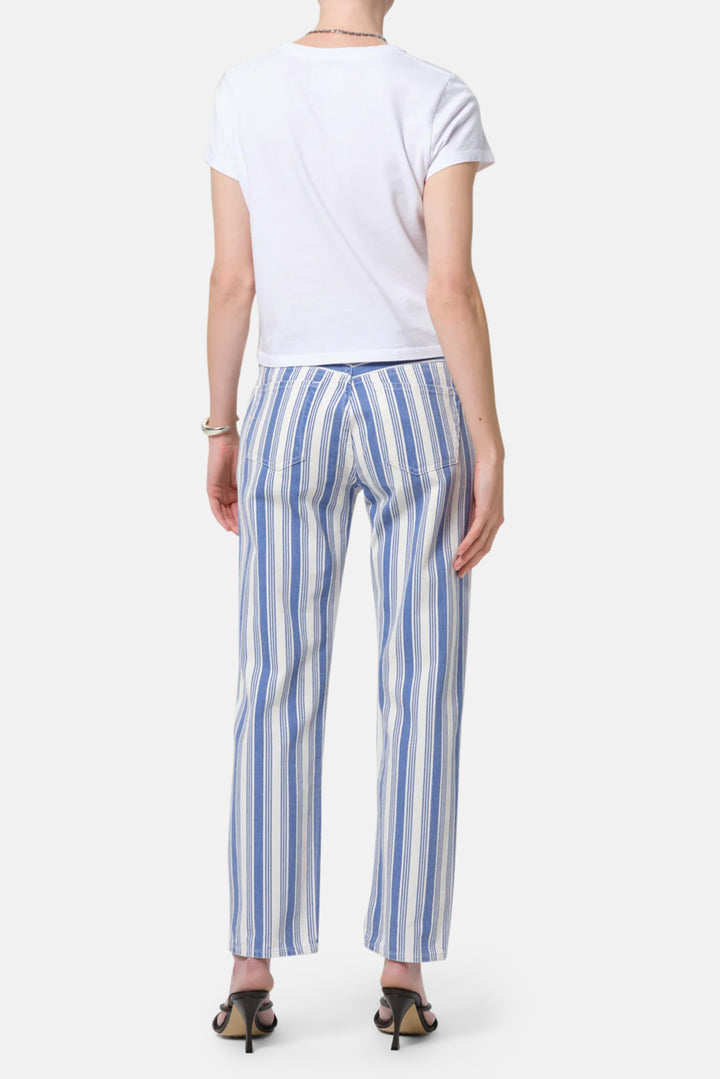Anissa Straight Leg in Mar Stripe