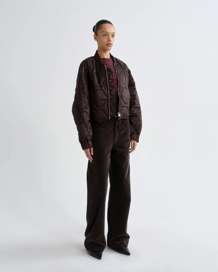 Iona Quilted Jacket in Deep Roast