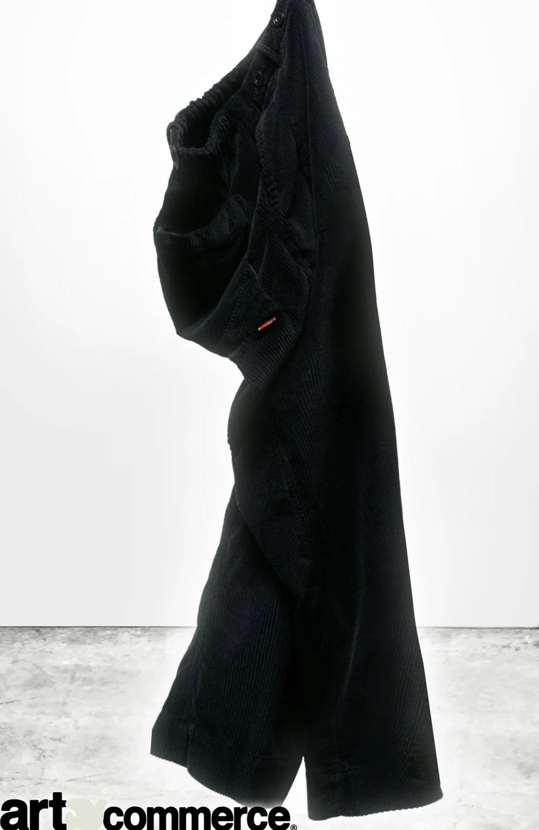 Cashmereblend French Corduroy Pant - Superblack