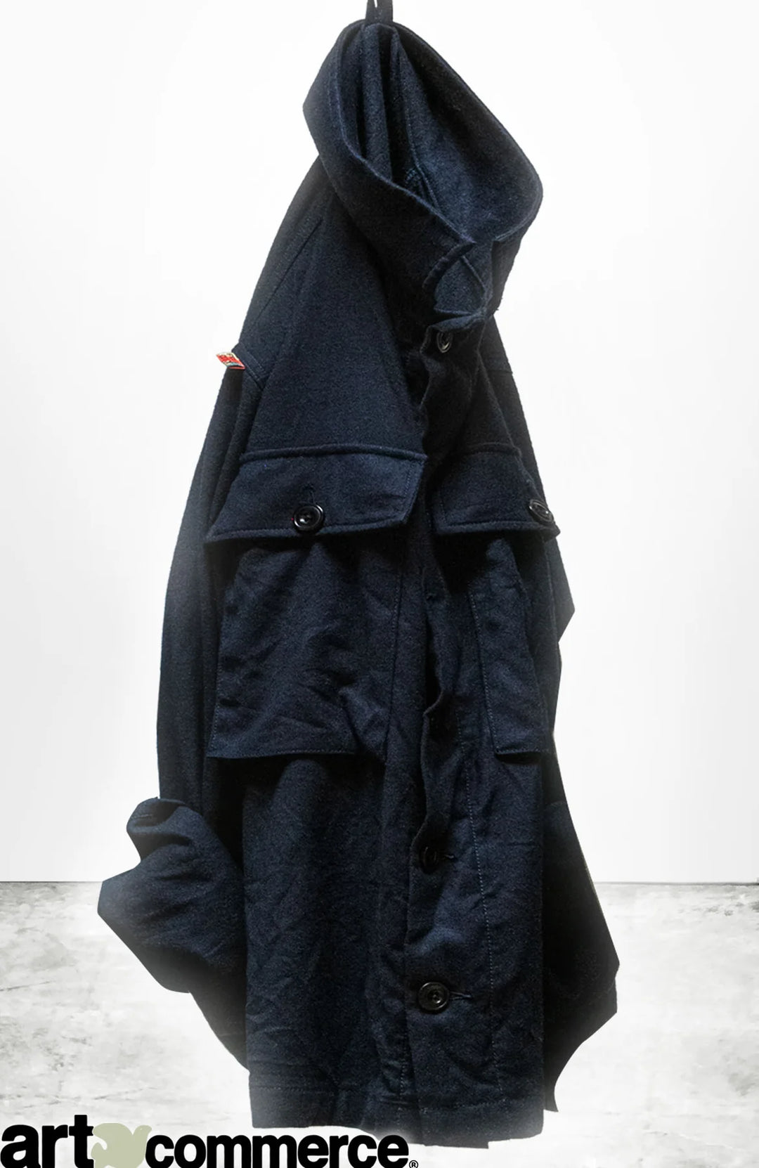 Favolamove Cashmereblend Surplus Biggy Shirt - Sailors Navy