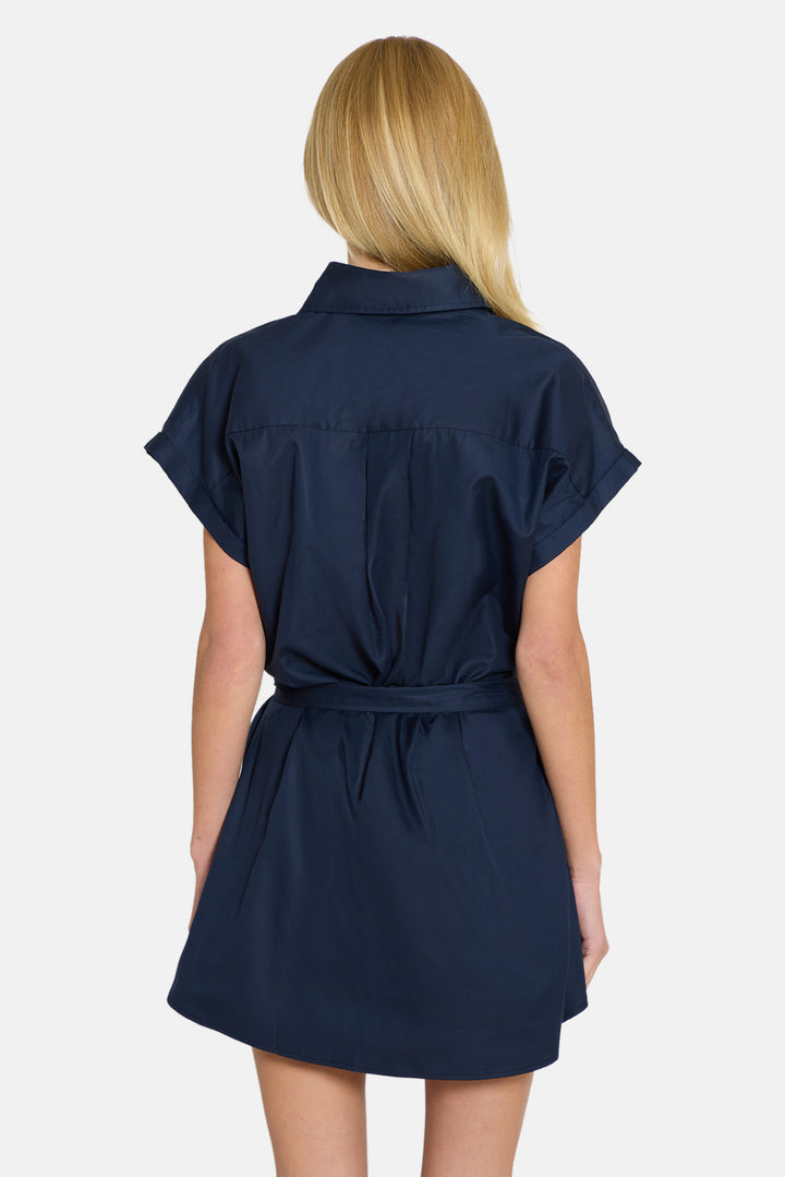 Maidstone Mini Shirt Dress Midnight Navy