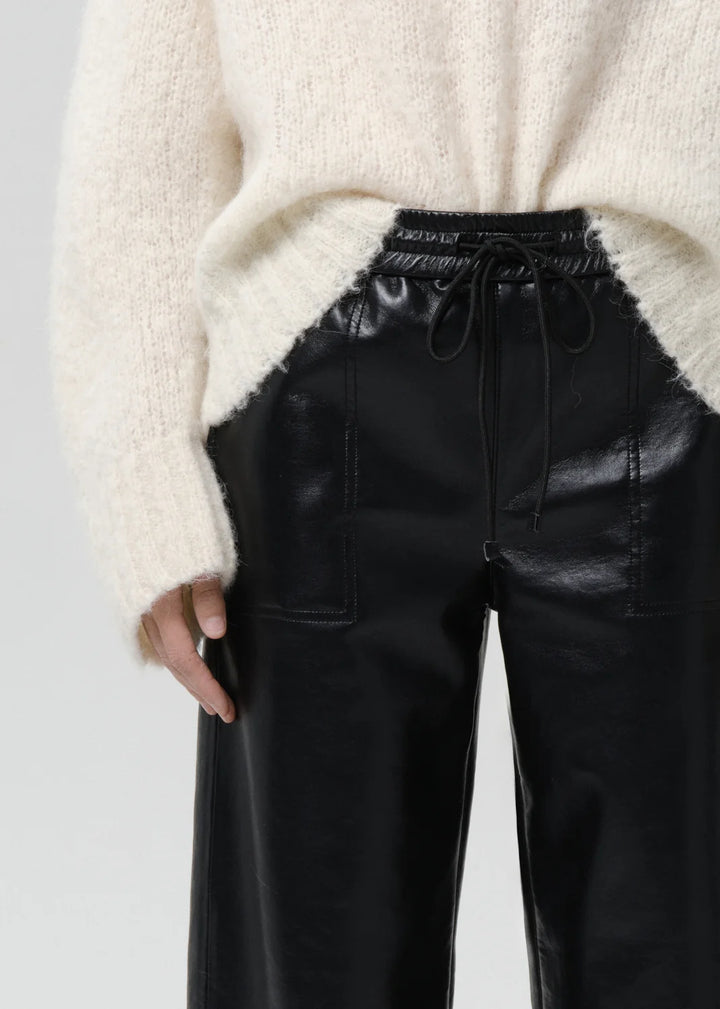 Rework Pull On Pant in Black