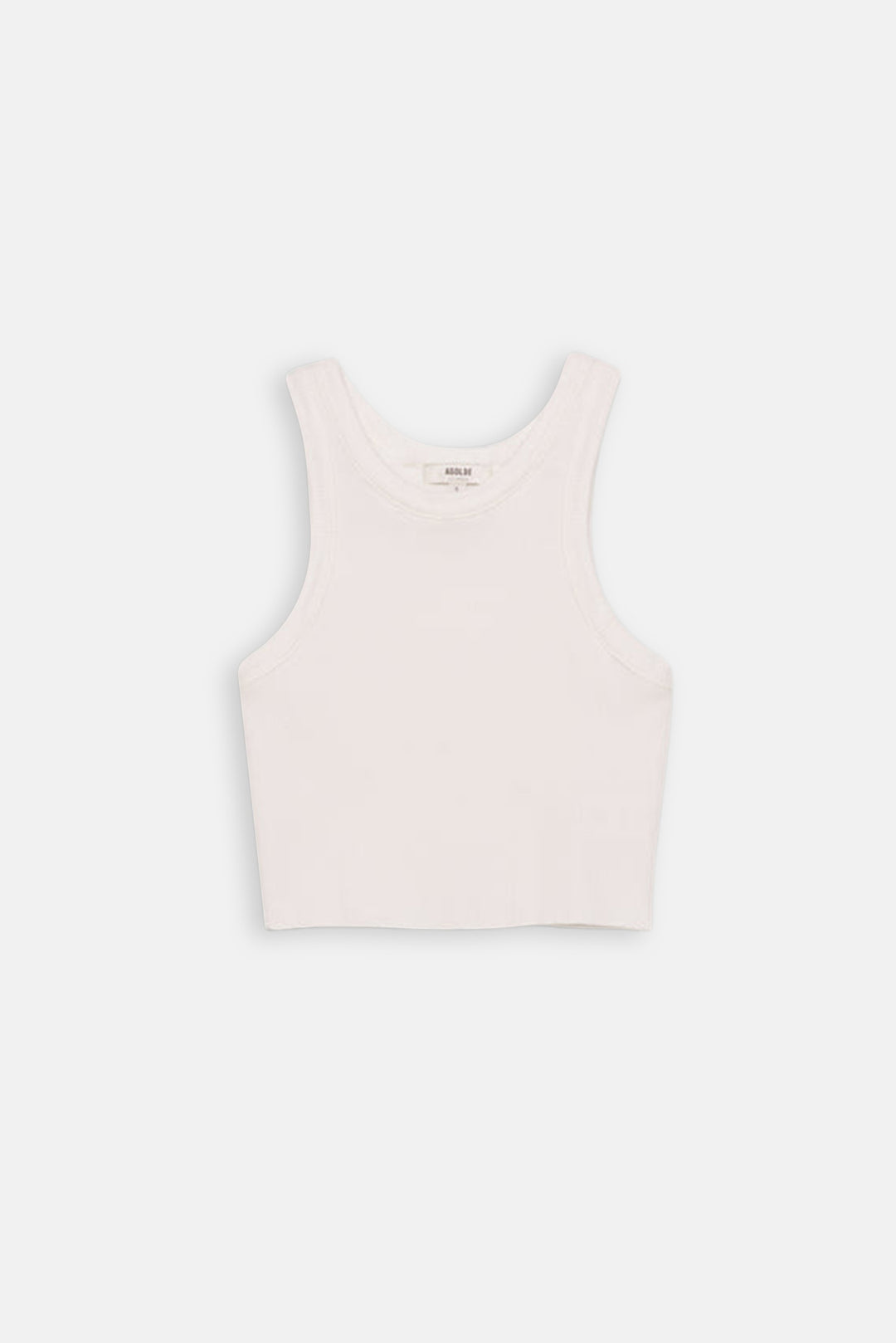 Cropped Bailey Tank White