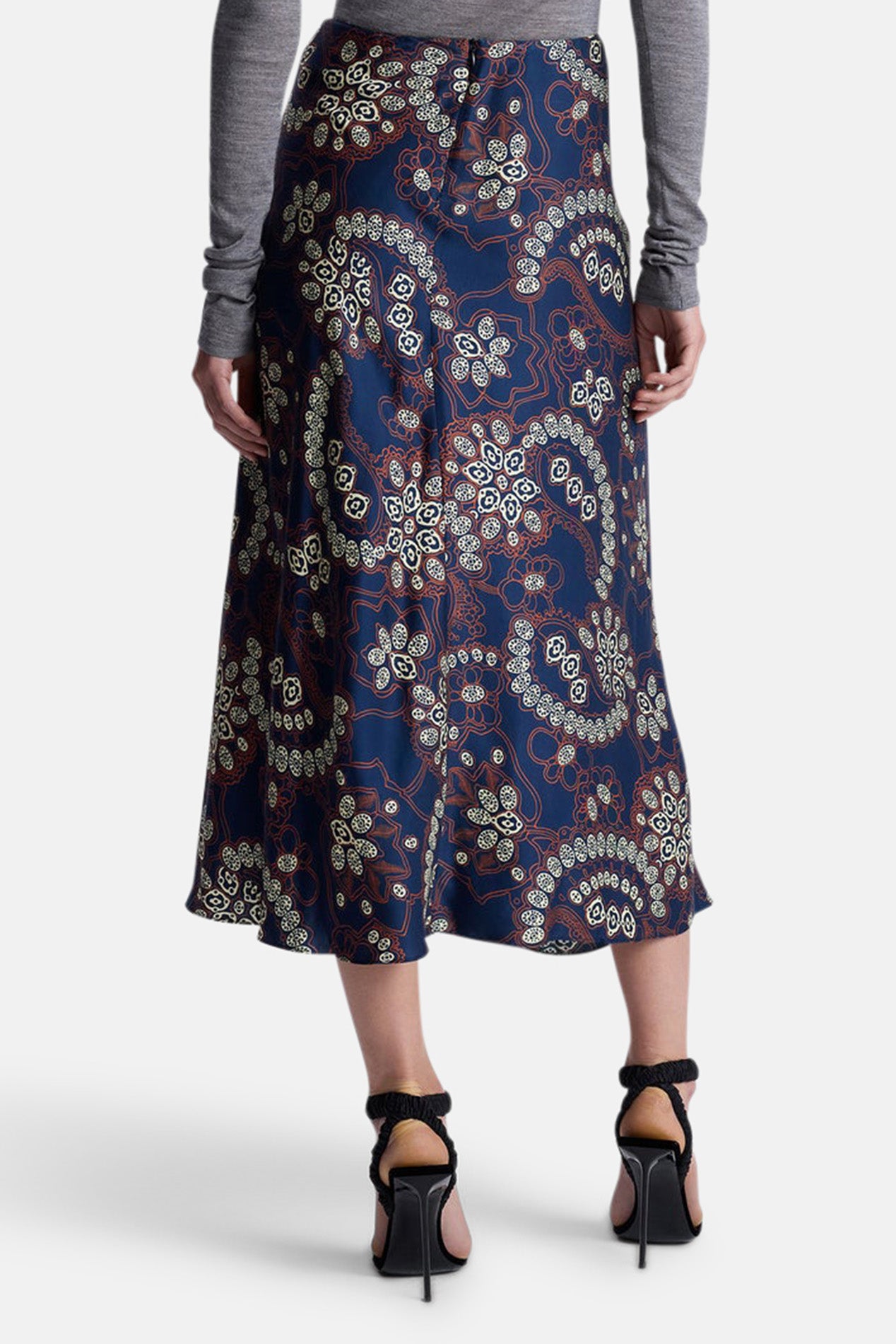 A.L.C. Clara Skirt Navy/Cream – blueandcream
