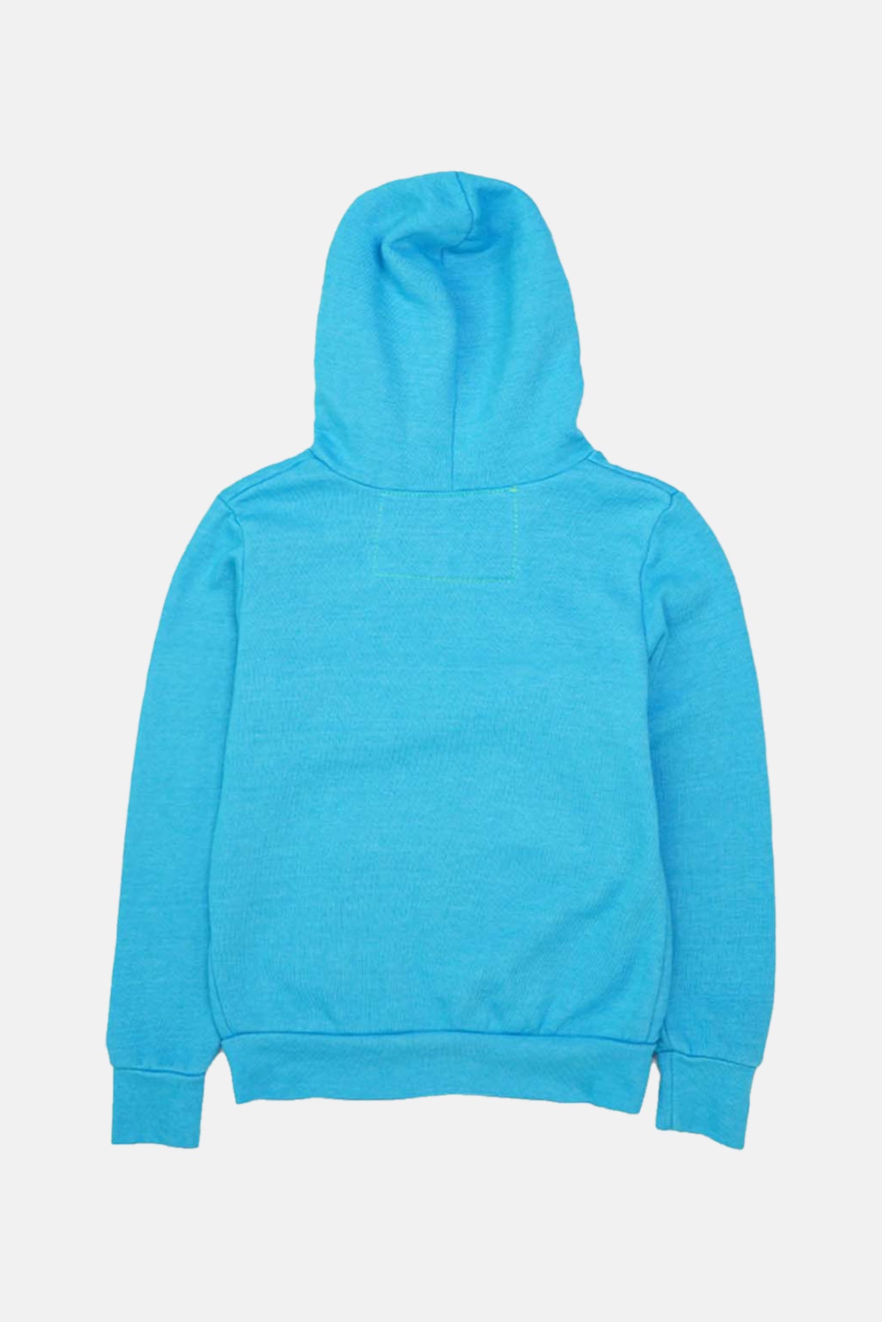Kids 5 Stripe Zip Hoodie Neon Blue – blueandcream