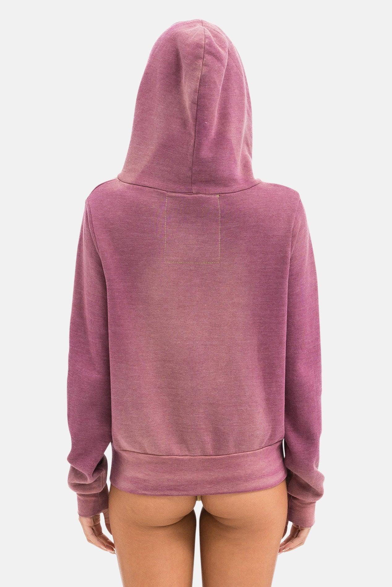 5 Stripe Zip Hoodie Faded Berry – blueandcream