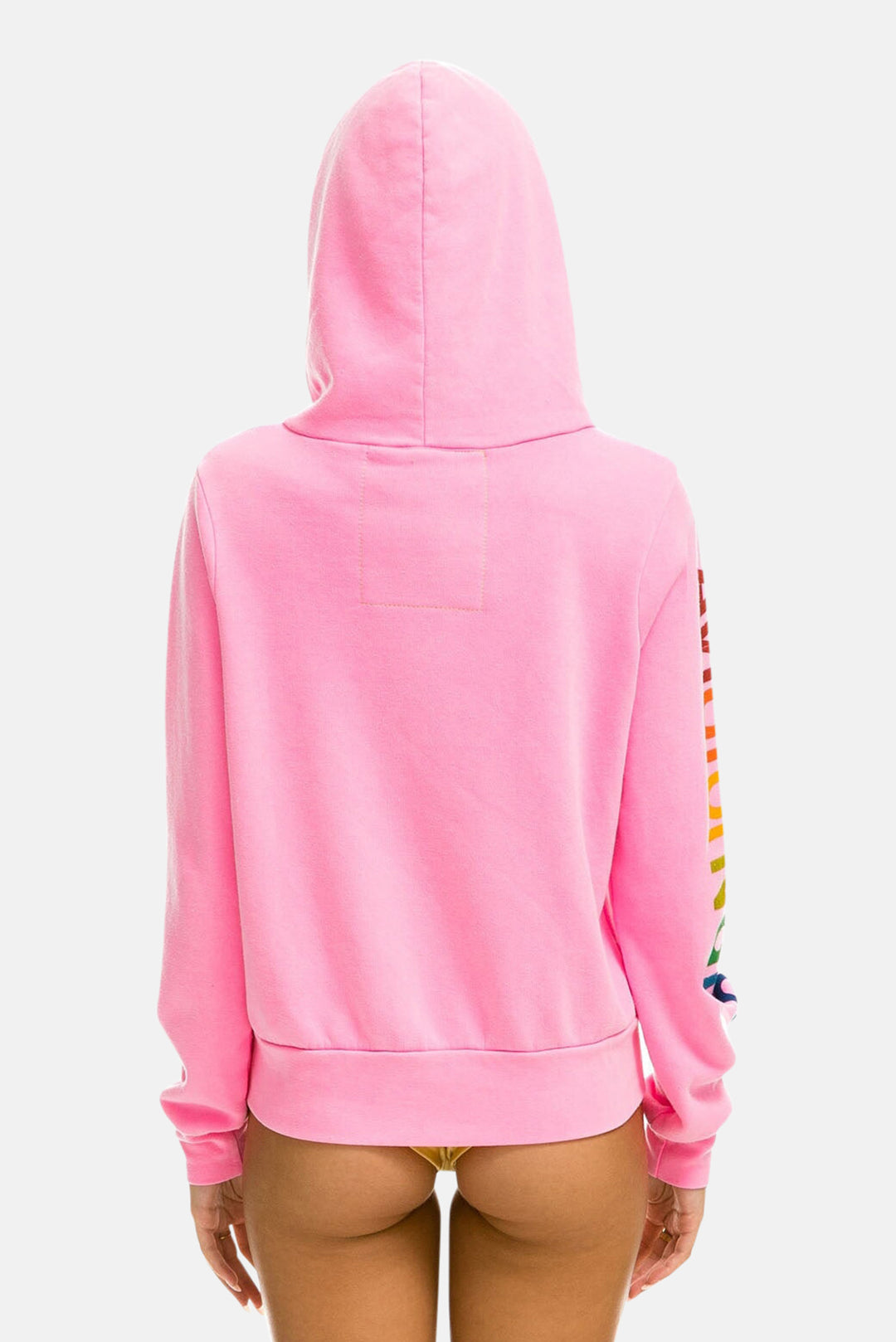 Women's Zip Hoodie Neon Pink