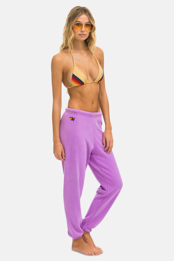 Bolt Sweatpants Neon Purple/Neon Pink