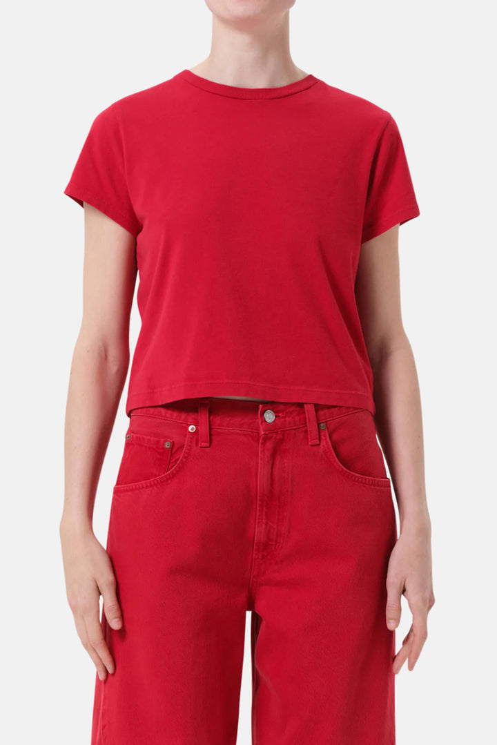 Adine Shrunken Tee In Tomato