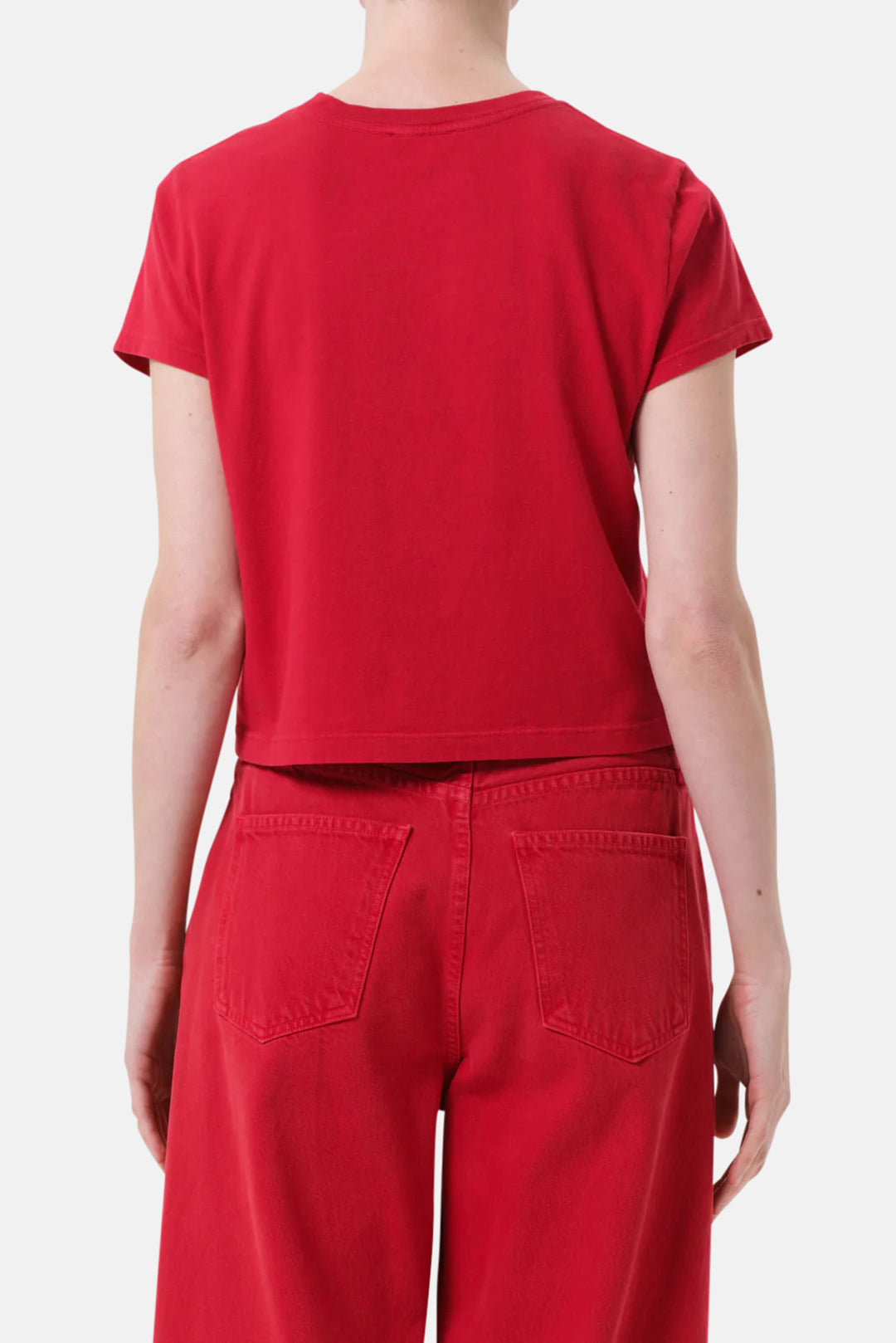 Adine Shrunken Tee In Tomato