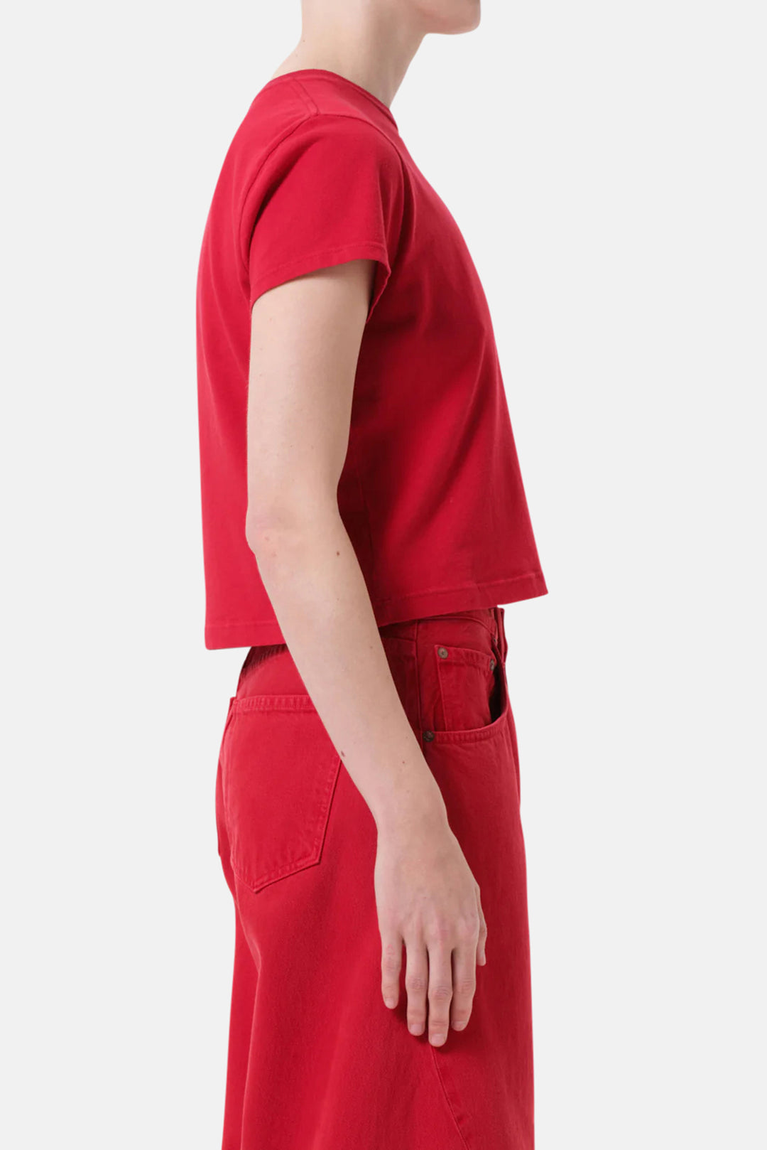 Adine Shrunken Tee In Tomato