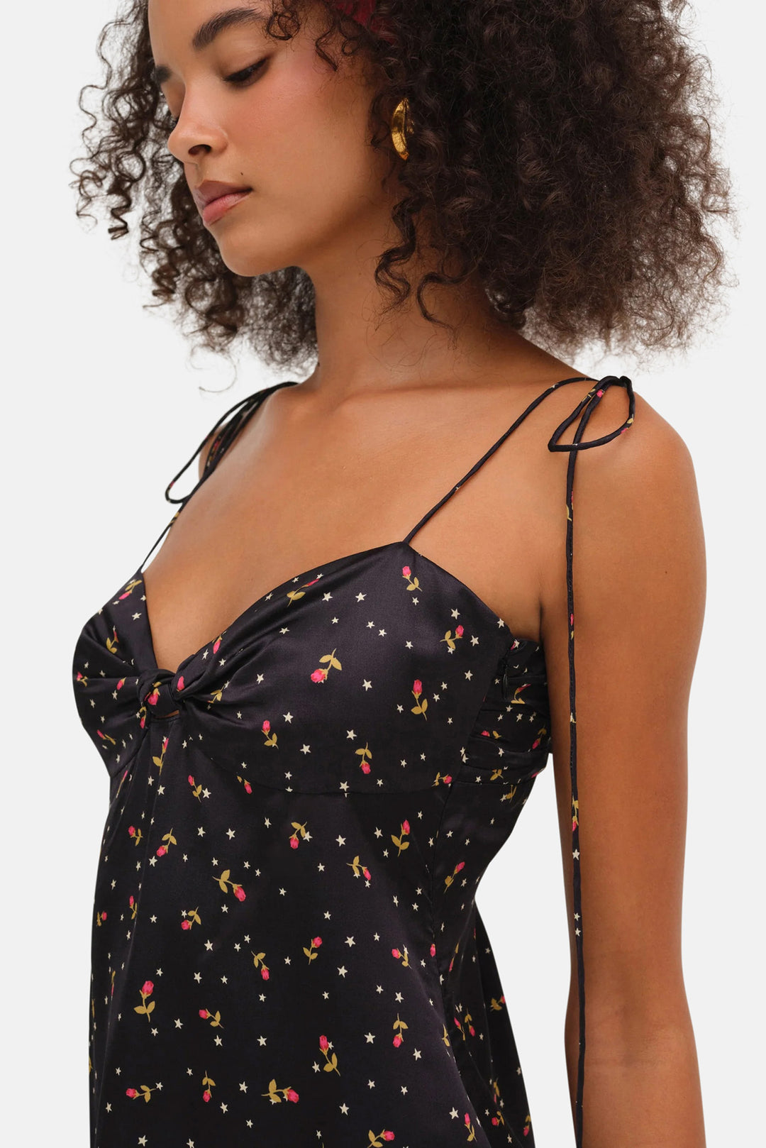 for Love & Lemons Adira Mini Dress Black blueandcream for Love & Lemons Adira Mini Dress Black blueandcream