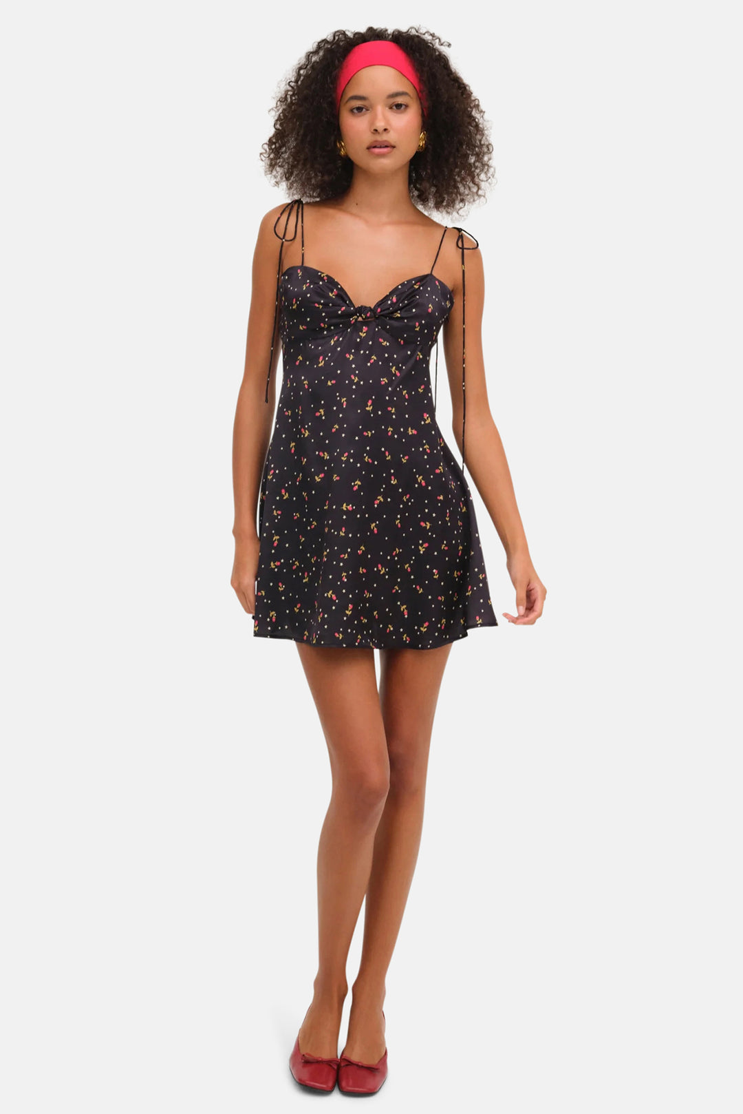for Love & Lemons Adira Mini Dress Black blueandcream for Love & Lemons Adira Mini Dress Black blueandcream